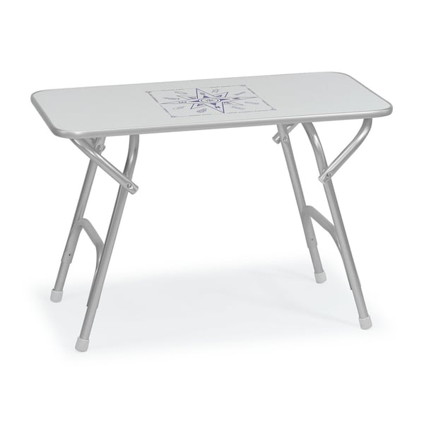 FORMA MARINE Folding Aluminum and Melamine Top Boat Table 44 x 88 x 70 cm-M200H