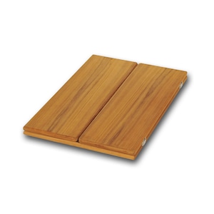 FORMA MARINE Teak Veneer Foldable Cockpit Table Top - Open 66x90 cm or Folded 66x45cm S6690T