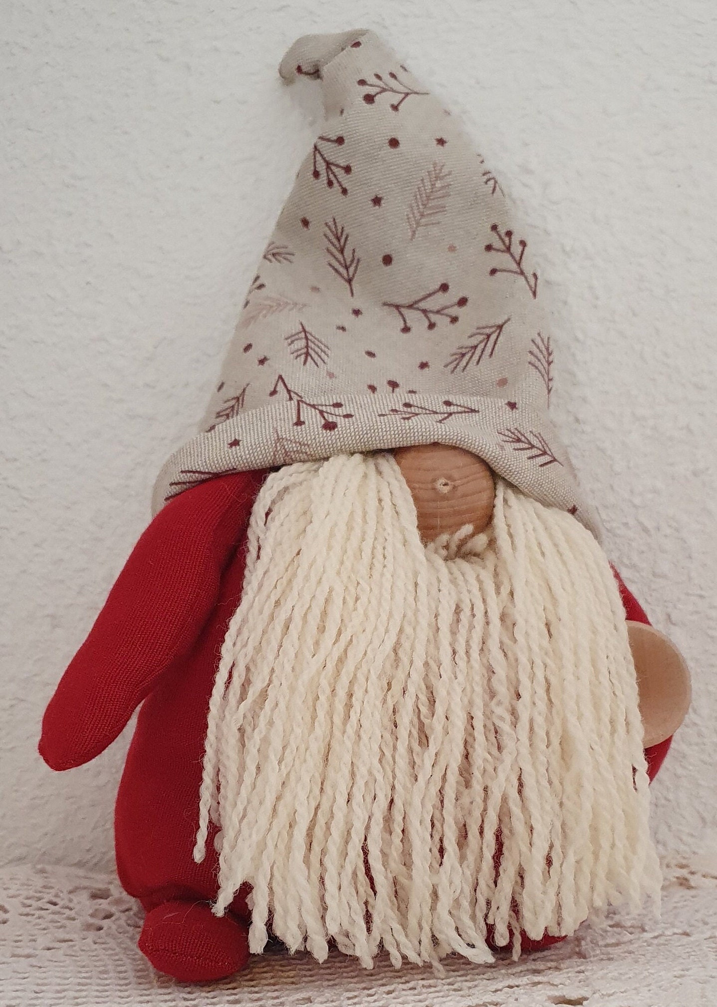 Gnome Vigneron de Noël