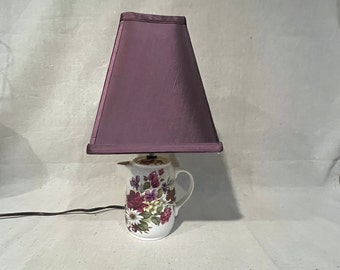 upcycled teapot lamp St George