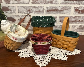 Longaberger Basket ライナー＆栞付・アンティーク シャビー 50th Anniversary Collection — Longaberger