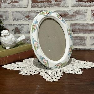 1 pezzo/2 pezzi Cornice portafoto vintage in resina con rose