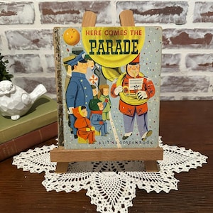 Vintage 1951 Here Comes The Parade by Little Golden Book | Childrens Book | Kids Book | Vintage Books | Reading Books