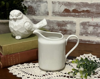 Vintage Mikasa Porcelain Creamer or Syrup Pitcher Made in Japan | Milk Pitcher