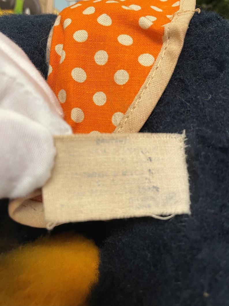 Vintage 1950s Mickey Mouse & Minnie Mouse Plush | Disney Characters | Vintage Toys | Nursery Decor | Vintage Disney Toy | Disney Collectible image 9