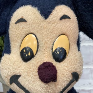 Vintage 1950s Mickey Mouse & Minnie Mouse Plush | Disney Characters | Vintage Toys | Nursery Decor | Vintage Disney Toy | Disney Collectible image 4
