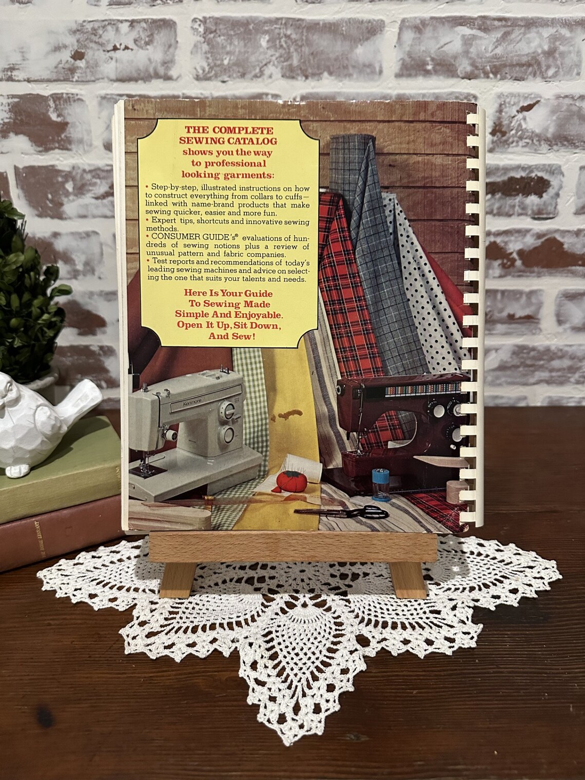 The Complete Sewing Catalog Spiral Bound Book 1979 Quick & Easy Step