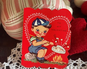 Biglietto d'auguri vintage per San Valentino "Al mio Valentino" di A-Meri-Card / Biglietto d'auguri / San Valentino / Regalo di San Valentino