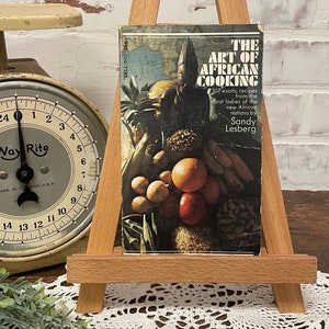 Vintage 1971 The Art of African Cooking door Sandy Lesberg Paperback, eerste editie | Vintage kookboek | Vintage boek | Exotisch receptenboek