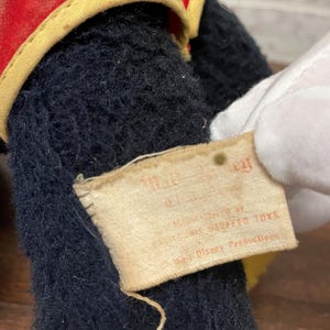 Vintage 1950s Mickey Mouse & Minnie Mouse Plush | Disney Characters | Vintage Toys | Nursery Decor | Vintage Disney Toy | Disney Collectible image 5