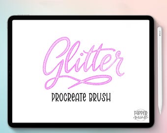 Glitter Procreate Brush Instant Download