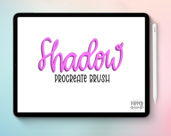 Shadow Procreate Brush Instant Download