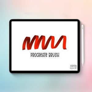 Ribbon Procreate Brush Instant Download
