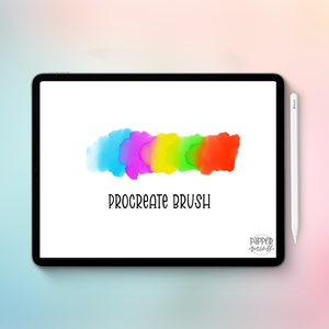Watercolor Procreate Brush Instant Download