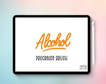 Alcohol Marker Procreate Brush Instant Download