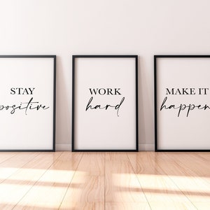Motivational Gym Wall Decor - Fitness Wall Art- Motivational Wall Decor For Home Gym - Inspirational Gym Art - Printable Wall Decor For Gym