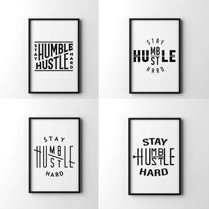 Gym Decor | Stay Humble | Home Gym Decor | Motivational Decor | Gym Wall Art | Workout Room Decor | Gym Art | Printable
