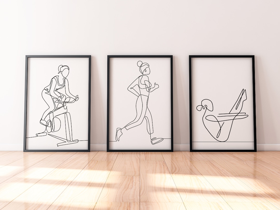 Gym Wall Art Home Gym Decor Motivational Decor Gym Decor Workout Room
