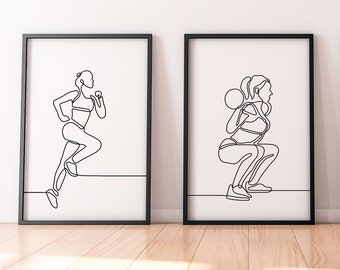 Gym Decor | Home Gym Decor | Motivational Decor | Gym Wall Art | Workout Room Decor | Gym Art | Printable