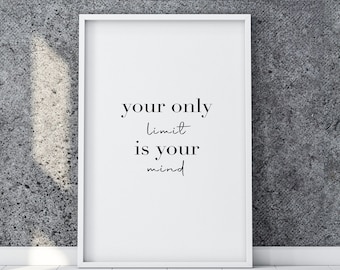 Motivational Gym Wall Decor - Fitness Wall Art- Motivational Wall Decor For Home Gym Inspirational Gym Art - Printable Wall Decor For Gym