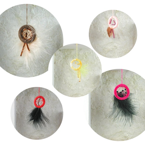 Dream catcher in miniature 1 to 12g aid for the dollhouse, miniature 1zu12