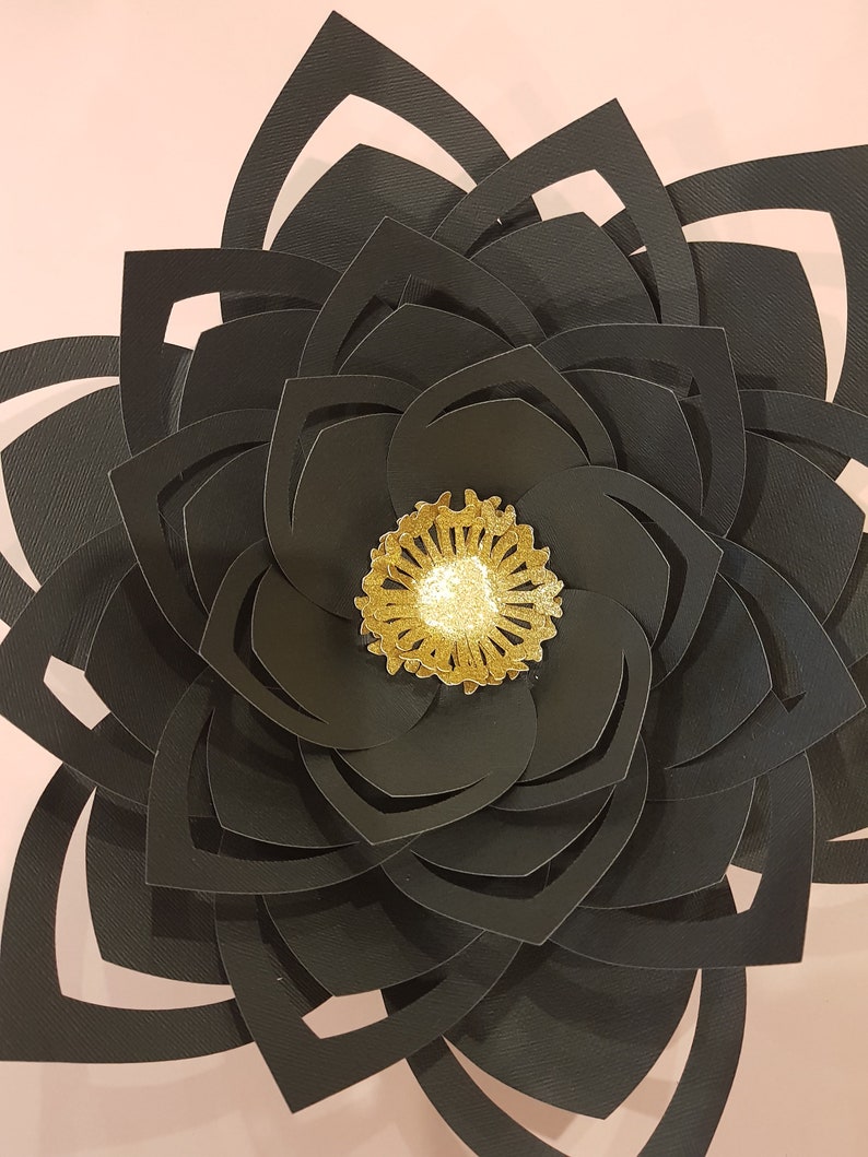 Free Free 80 Svg Paper Flower Center Template SVG PNG EPS DXF File