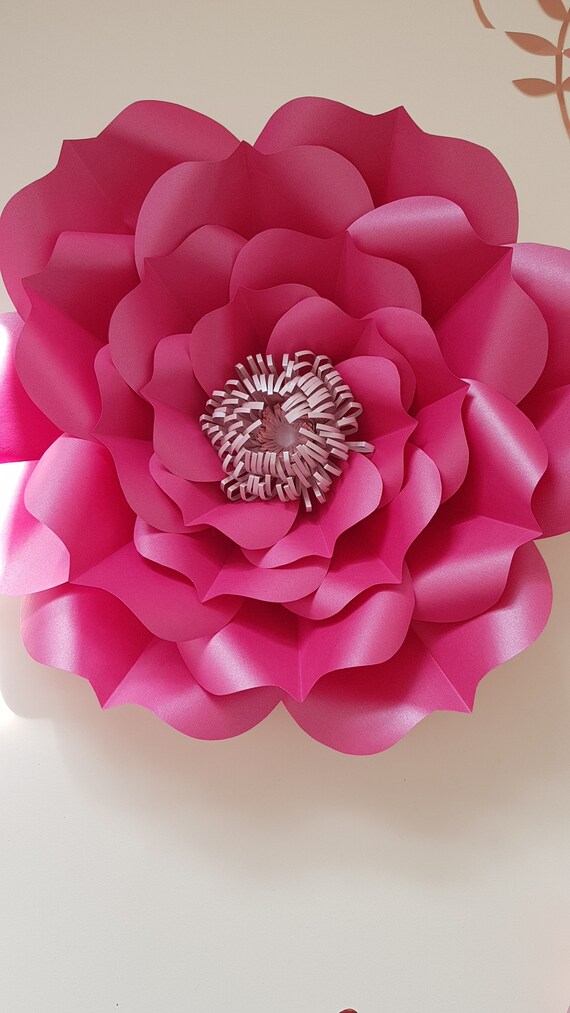 Download Free Paper Flower Template Svg File And Svg Centre As On Foto Etsy SVG Cut Files