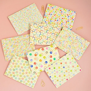 Juego de tarjetas de notas Spots & Spots / Paquete de tarjetas de agradecimiento
