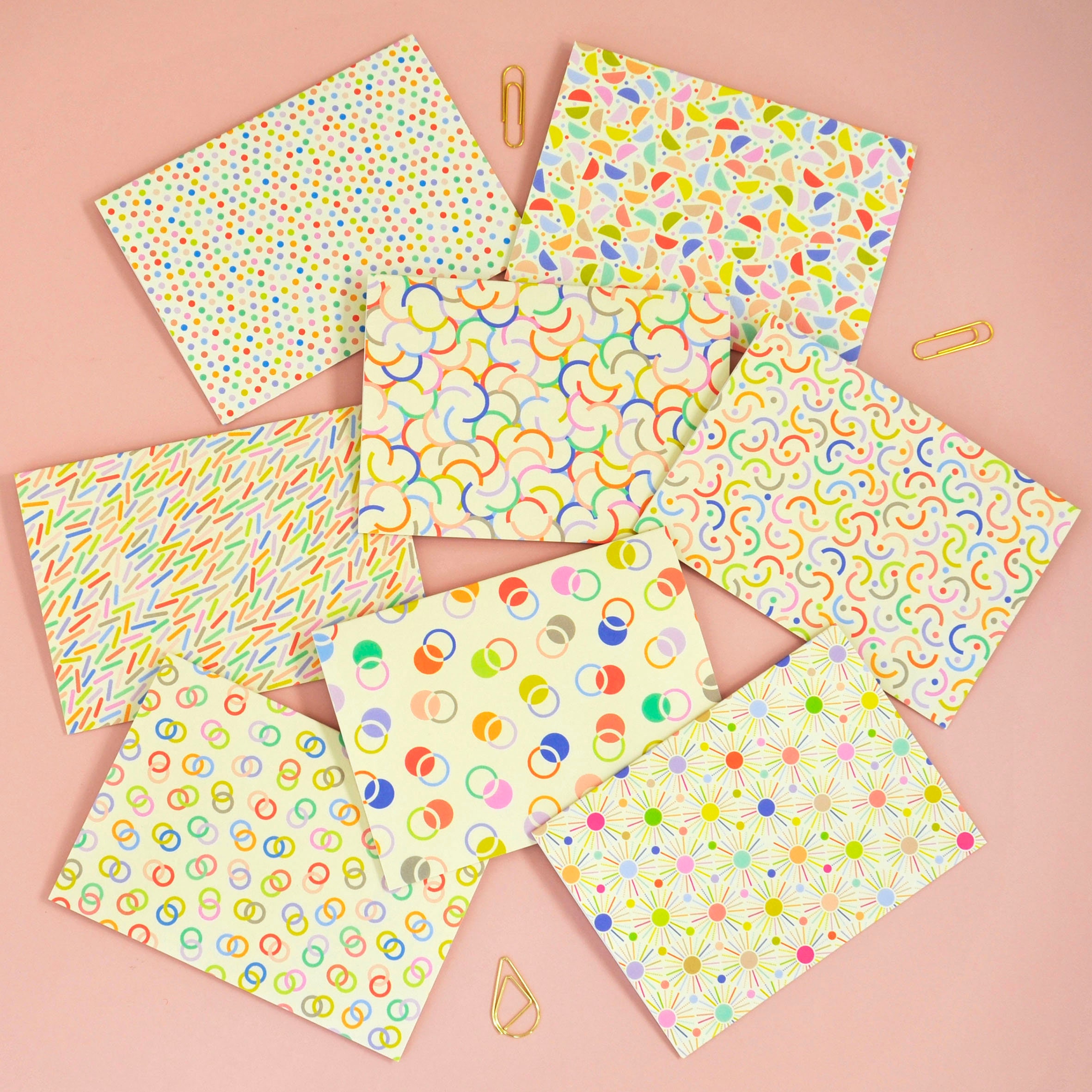 Conjunto de cartões de agradecimento Spots & Spots