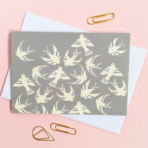 Bird print multi pack of notecards / Thank you card set. image 7