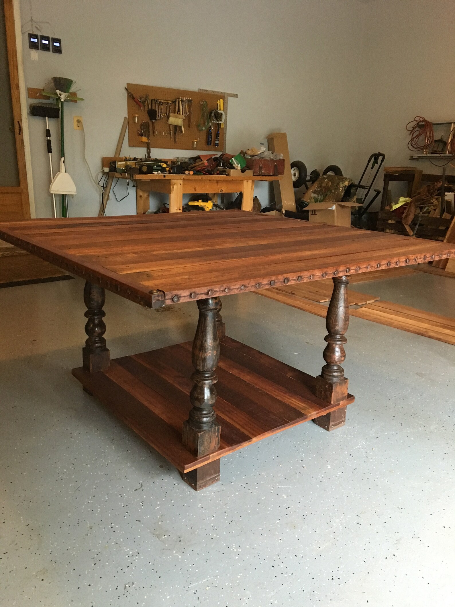 Modern Rustic Custom Wood Tops Etsy