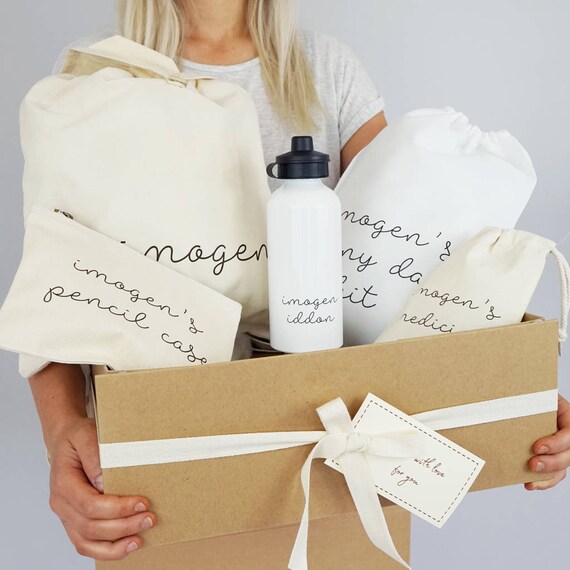 Nuoto Borsa-grande regalo per i bambini e anche con nome Cowboy personalizzata Palestra PE