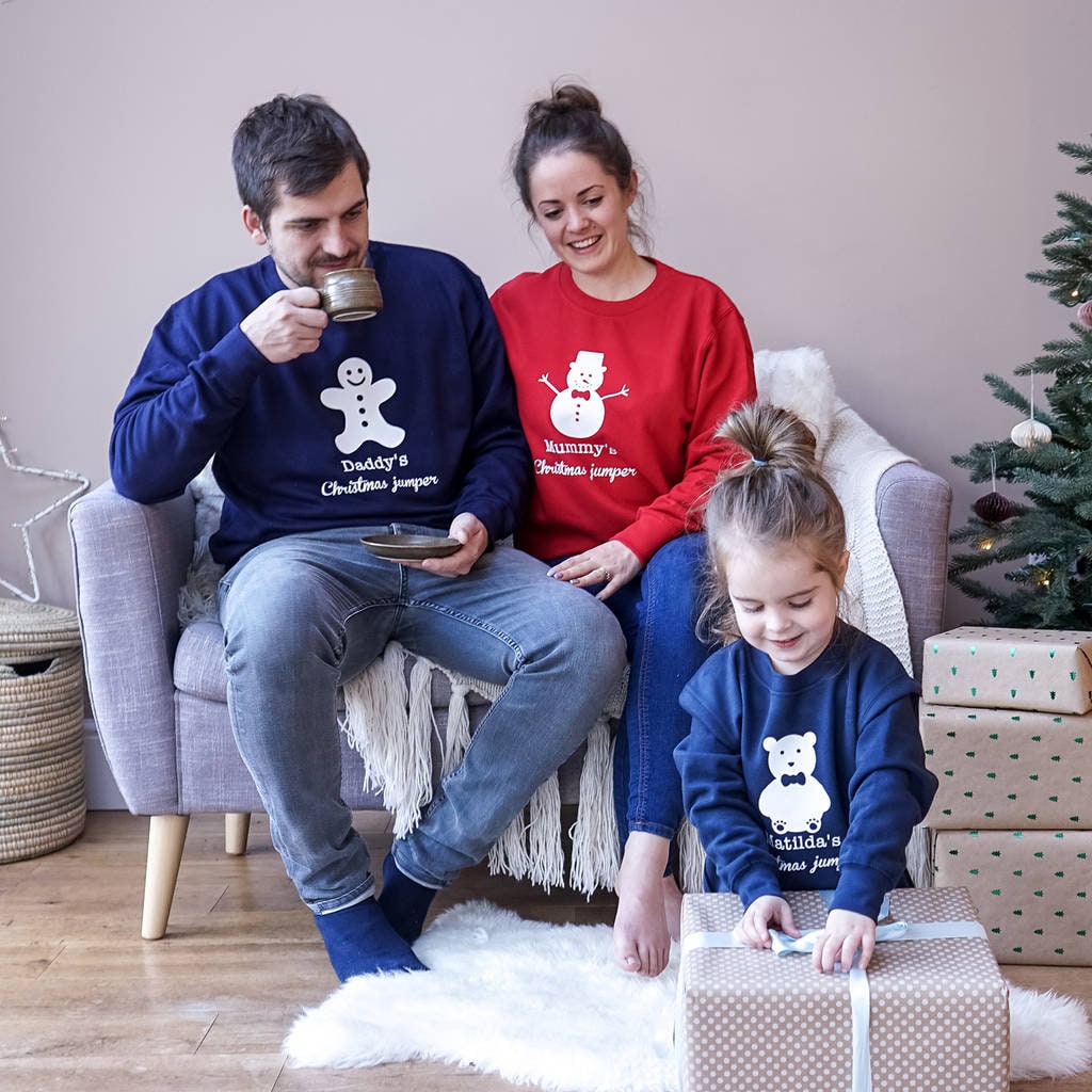 christmas jumper family set