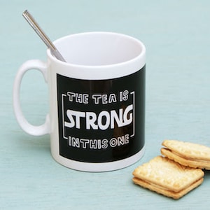 Star Wars Fanmugg - 'Teet/kaffet är starkt i den här' - Kaffemugg för män
