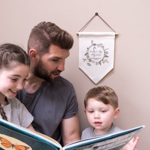 Reading Corner Sign - Reading Corner Flag - Book Nook Sign - Book Nook Flag - Story Time Wall Hanging - Story Corner Sign - Fairytale Decor