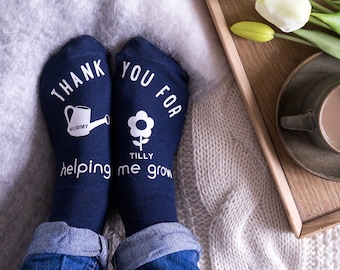 Mummy Thank You Socks - Mummy Socks - Mother's Day Socks - Thank You Mom - Personalized Mom Socks - Mother's Day Gifts - Grateful Gifts