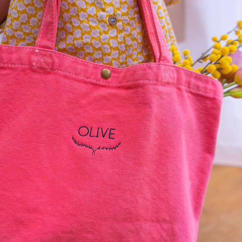 Mum and Child Matching Gifts for Mum Personalized Tote Bags Matching Bags Personalised Shopper Bags Cotton Tote Bags Canvas Bags