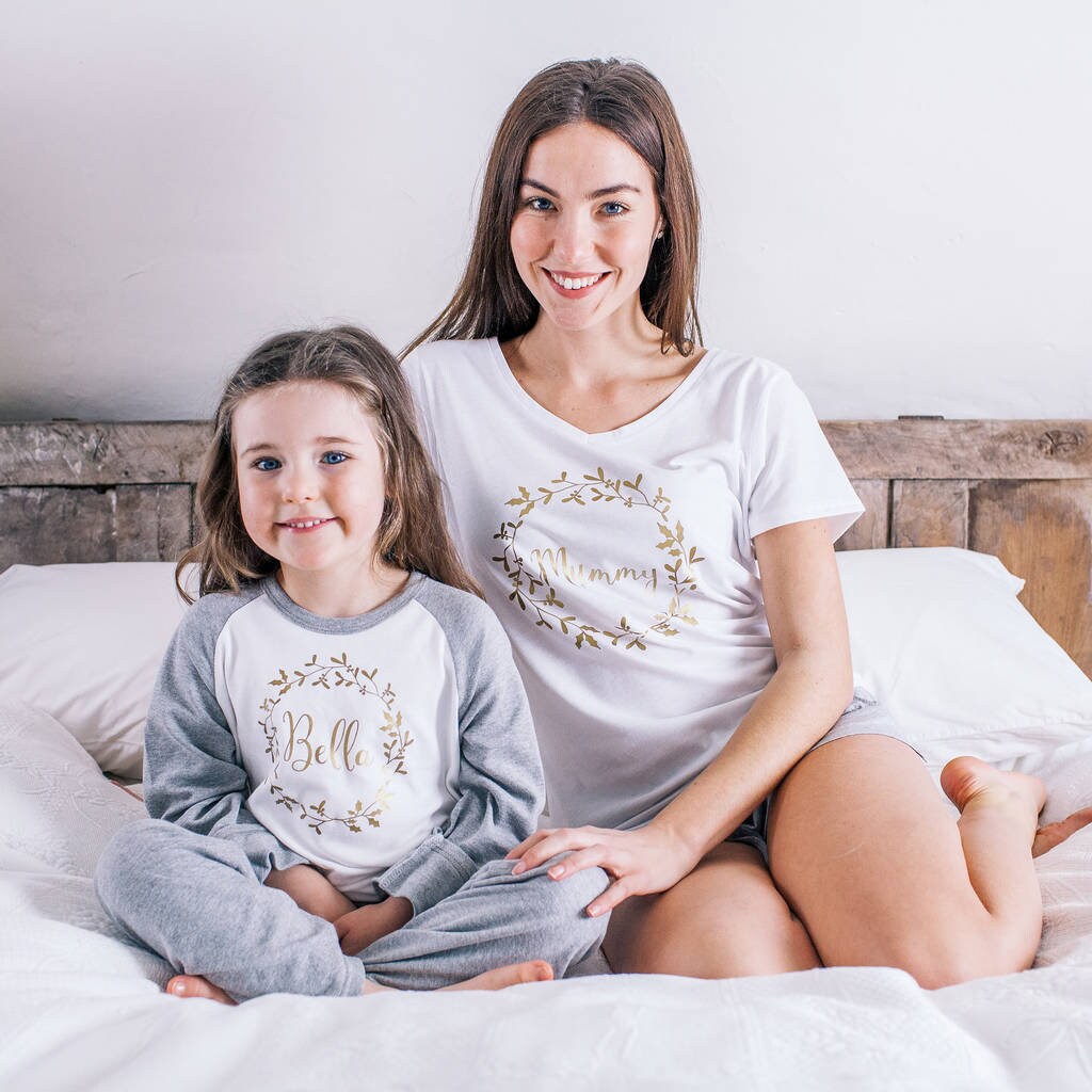 Family Christmas Pyjamas Mum And Daughter Matching Pyjamas Etsy