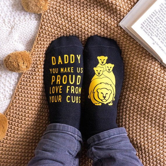 fathers day socks with pictures