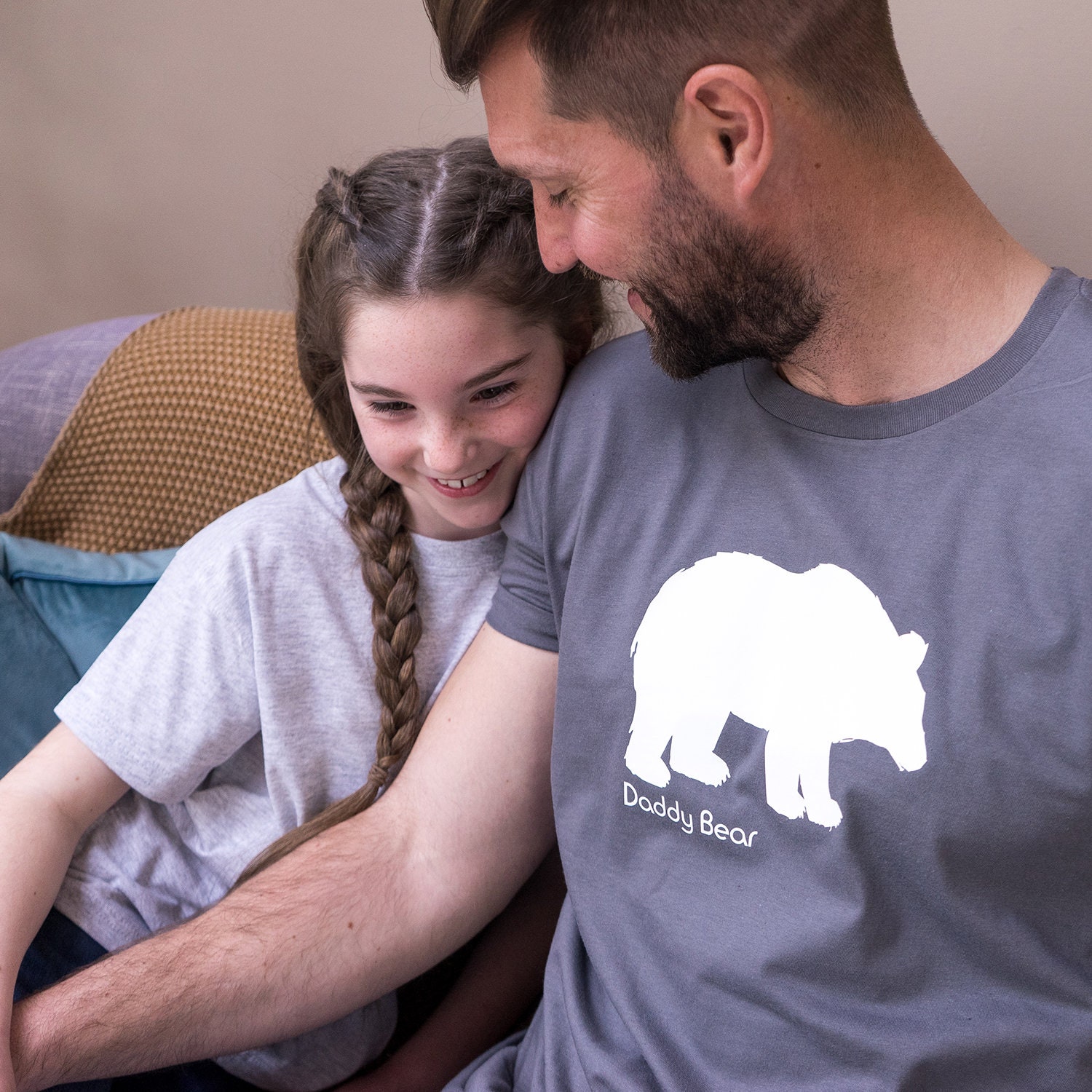 Image of Daddy Bear Tshirt - Daddy Bear Shirt Baby & Fathers Day Gift