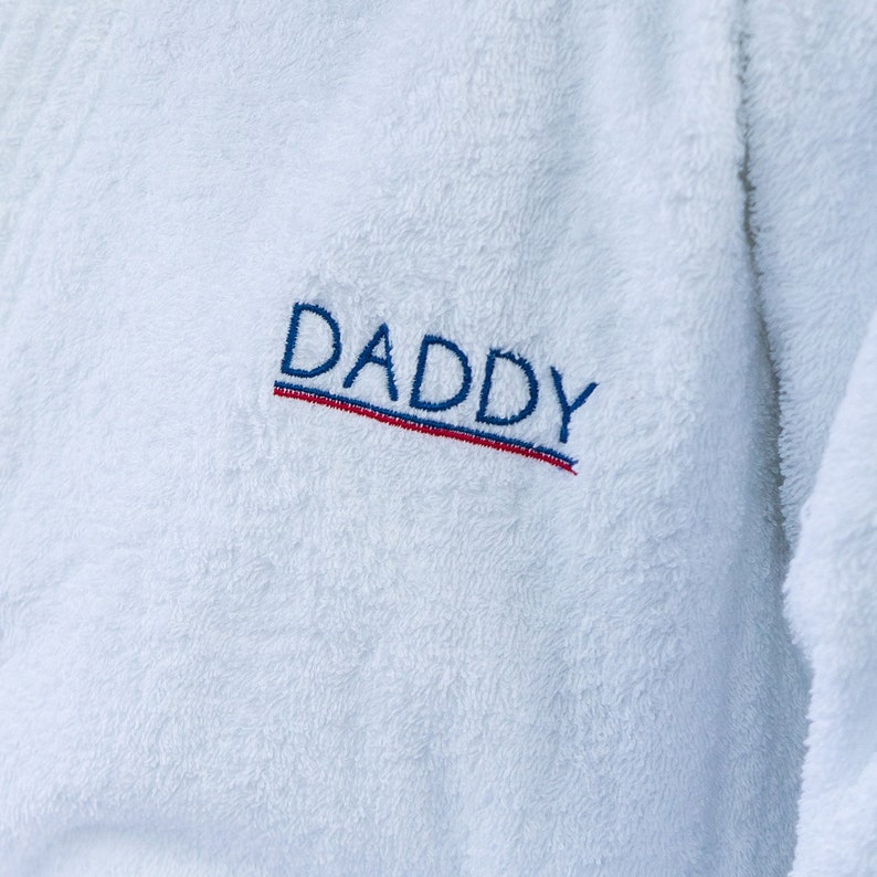 Mens Towelling Robe Personalised Mens Towelling Robe Name Etsy