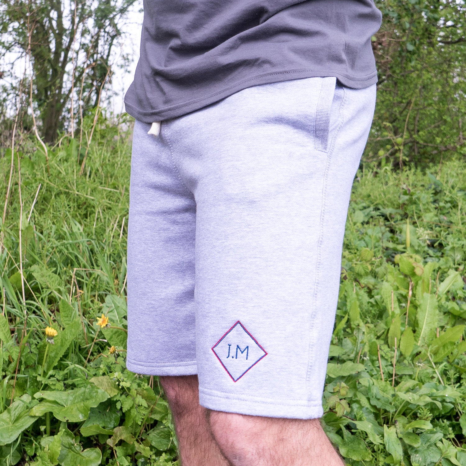 Image of Sweatpant Shorts- Men's Shorts - Monogram Jersey Personalised For Men