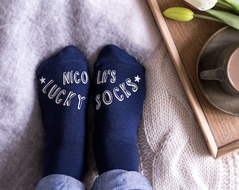 Lucky Socks - Personalised Lucky Socks - Good Luck Gift - Exam Gift - New Job Gift - Personalised Socks For Women - Sock Gift