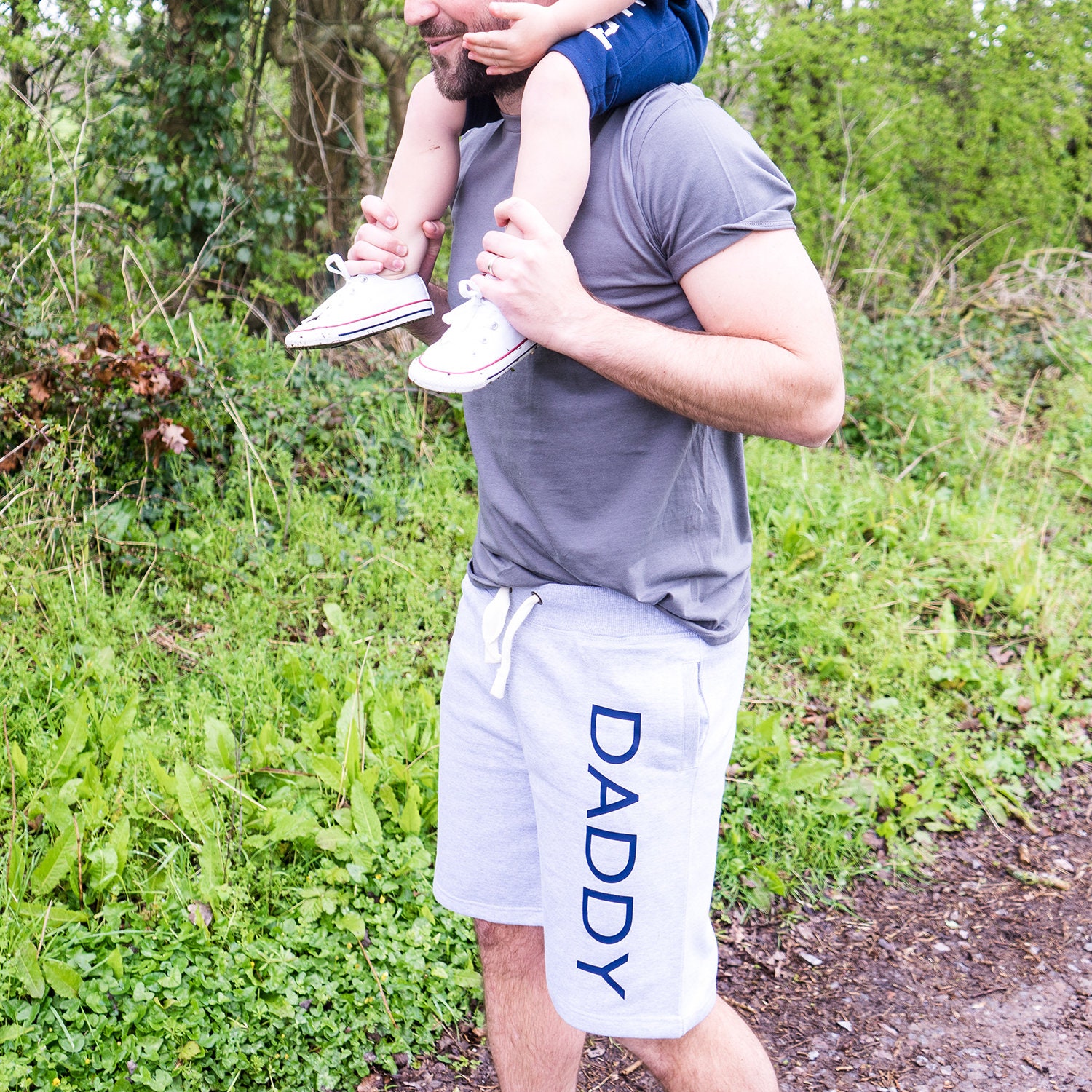 Image of Sweatpant Shorts - Men's Jersey Beach Personalised For Men