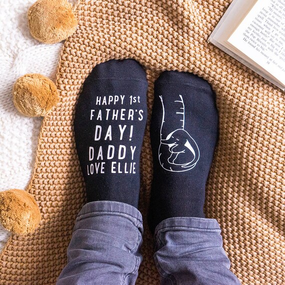 fathers day personalised socks