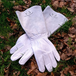 Personalised Gardening Gloves Personalized Garden Gloves Garden Gauntlet Gloves Personalized Garden Gifts Gifts for Gardeners image 4