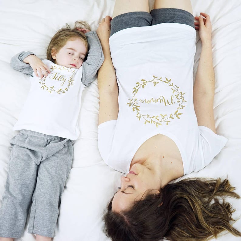 Family Christmas Pyjamas Mum and Daughter Matching Pyjamas Etsy