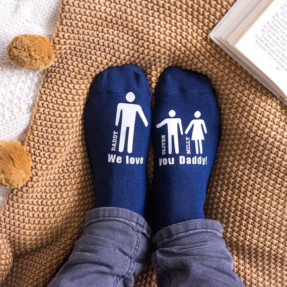 fathers day socks with pictures