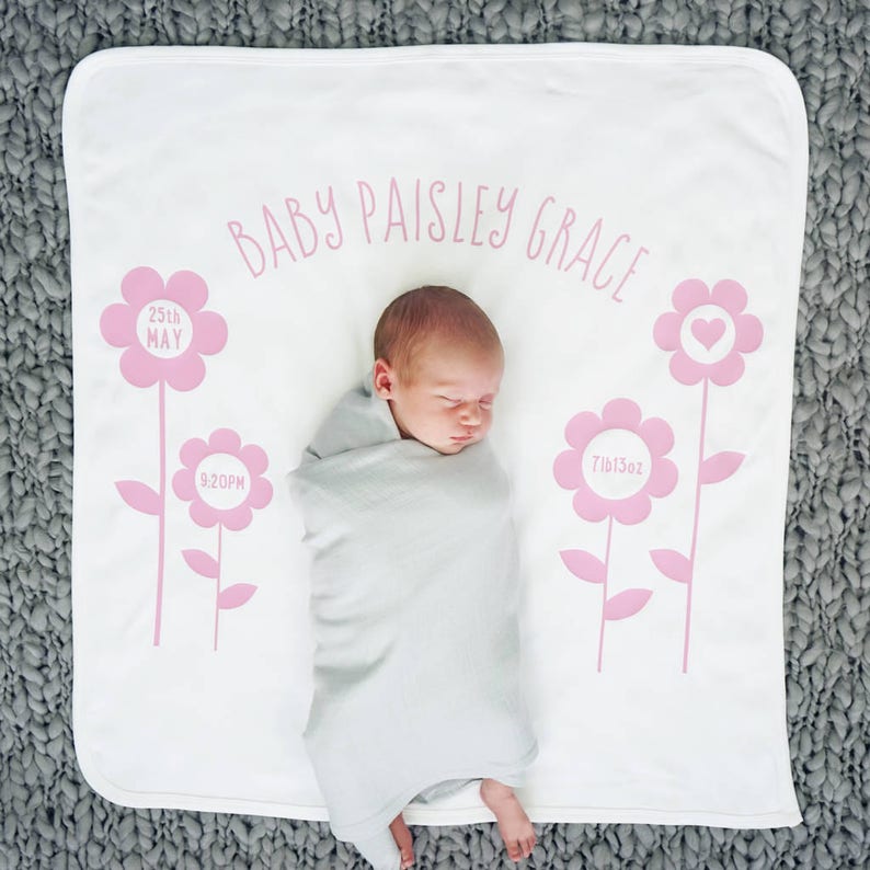 personalised minky blanket