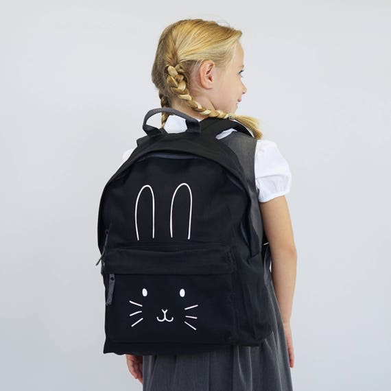 Bunny Backpack - Back to School backpack - Bunny Bag - Bunny Face Bag -  Bunny Face Children's backpack